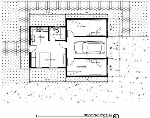 2B1B Folding Container Home