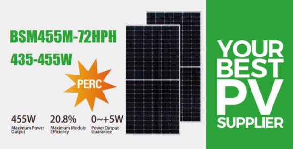 Monofacial 455W PERC Solar Panel Flyer