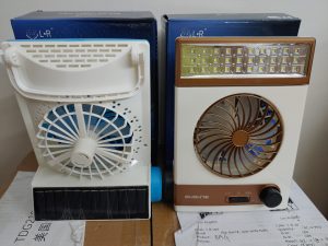 SM-246 Solar Fan Light