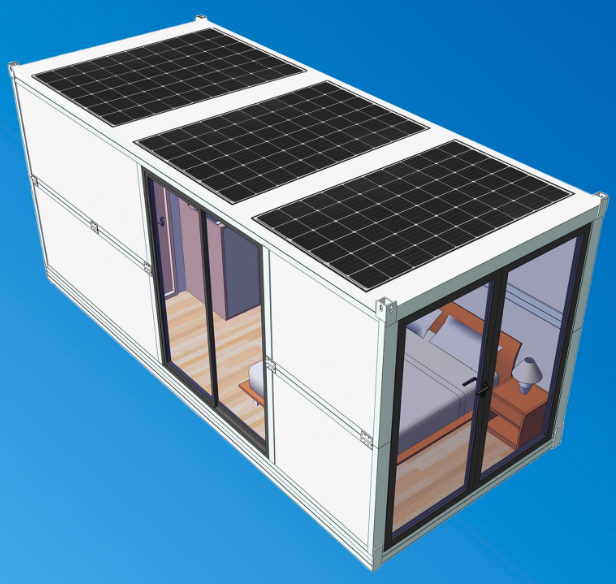 Solar Folding Container Room