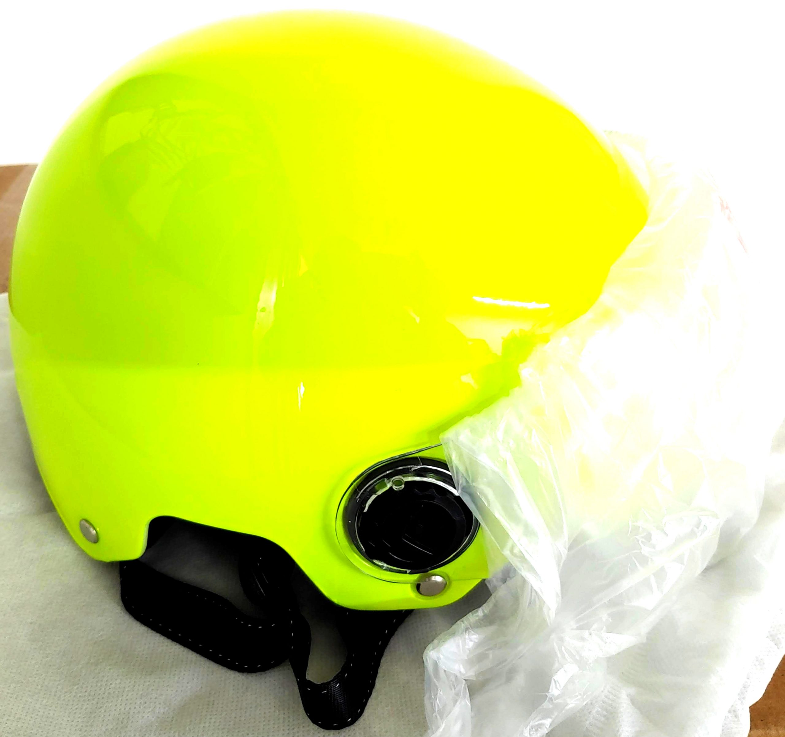 SM-902 Neon Yellow Helmet - side view