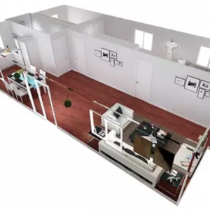 40ft Expandable Interior view