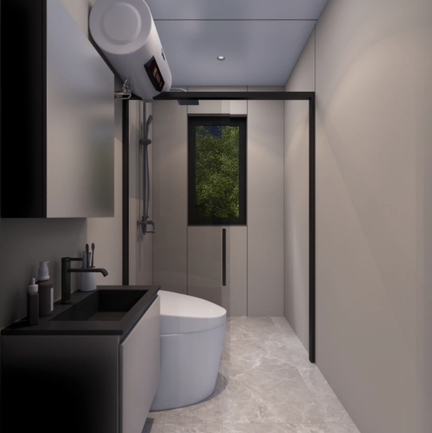 PF-202 Orange Modern Bathroom