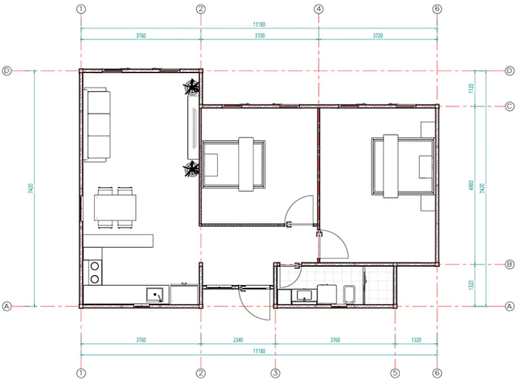 800SF Site Plan