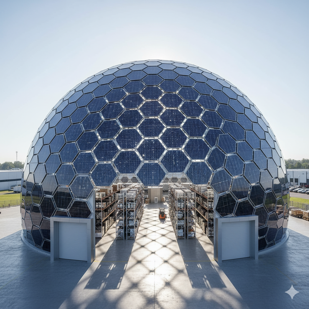 Solar Honeycomb Dome Warehouse-G