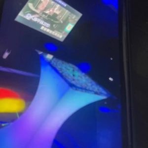 LR-402 Rainbow Sauare Cocktail Table Karaoke