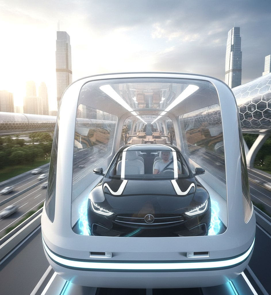 Express-Tube Driver in Aero Pod