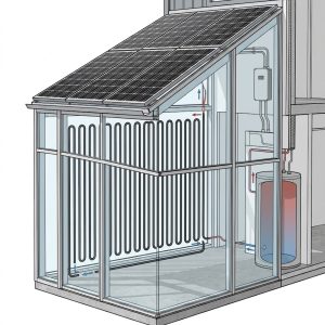 SM-608 Solar Thermal loop Heat Collector